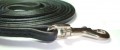 Premium Leather Show Leash - Black