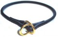 Leather Choke Collar - Rounded